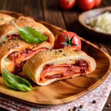 Pepperoni Sausage Calzone