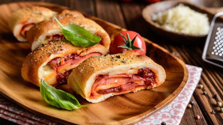 Pepperoni Sausage Calzone