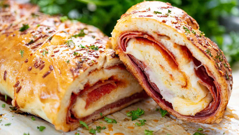 Meat-Lovers Stromboli